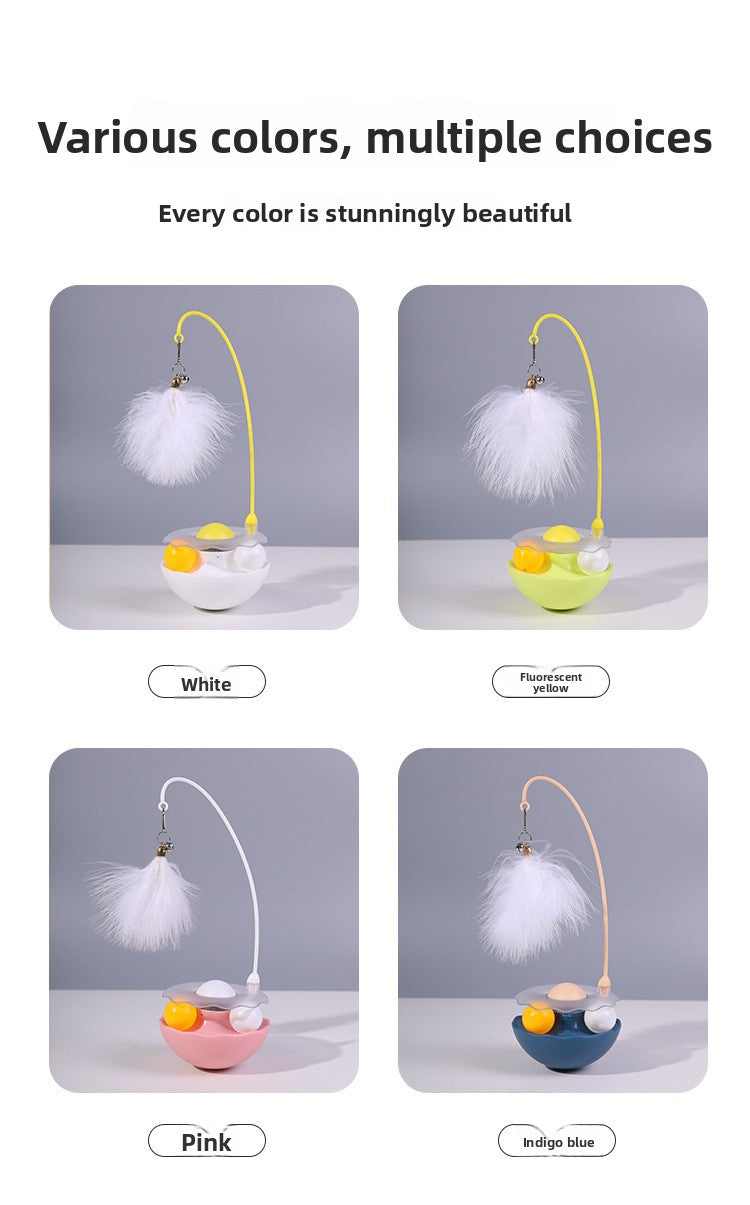 Rotating Ball Kitten Toy Self Fun Durable Cat Teaser Supplies