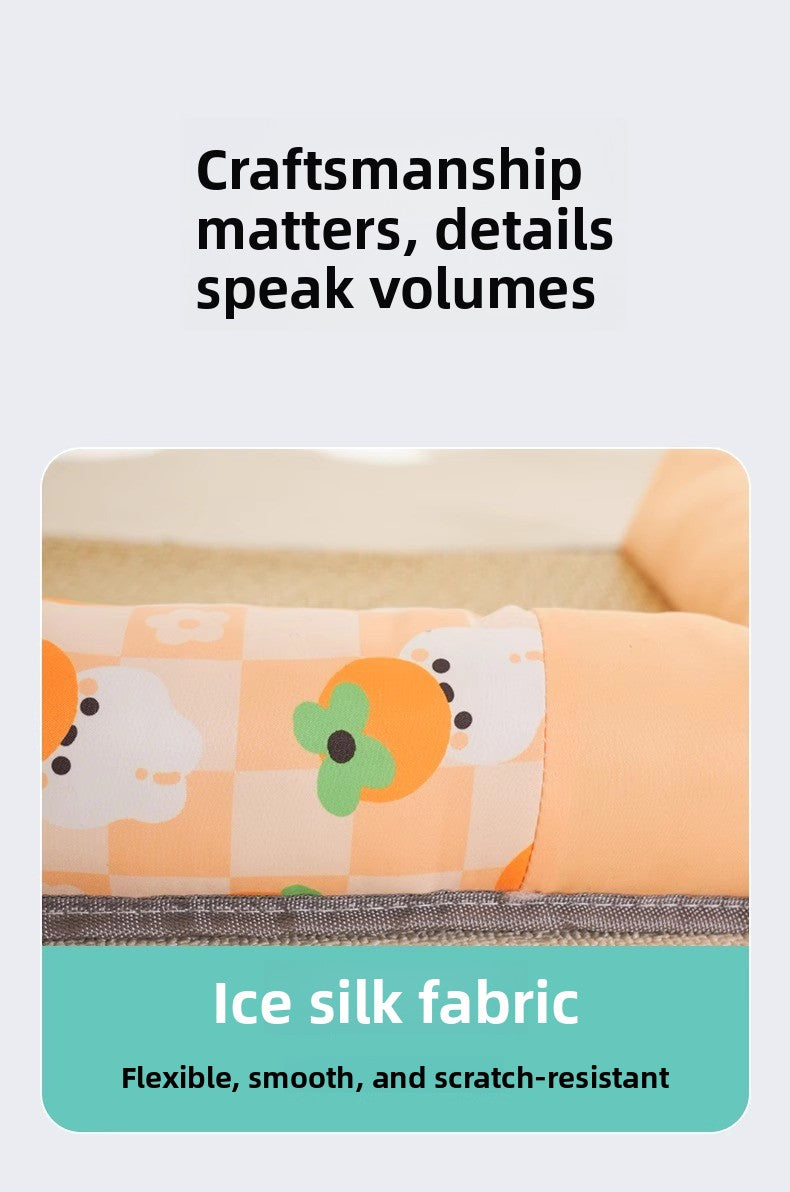 Home Use Pet Cat Dog Summer Cooling Mat Universal Soft Ice Cushion for Neck Safety