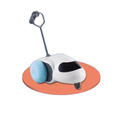 Electric Pet Running Car Feather Teaser Cat Toy for Independent Play