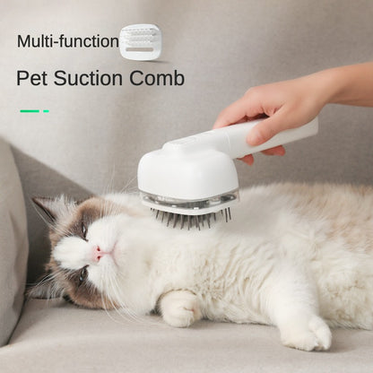 Pet Electric Hair Suction Comb Cat Dog Sticky Hair Comb Multifunctional 2-in-1 Beauty Comb