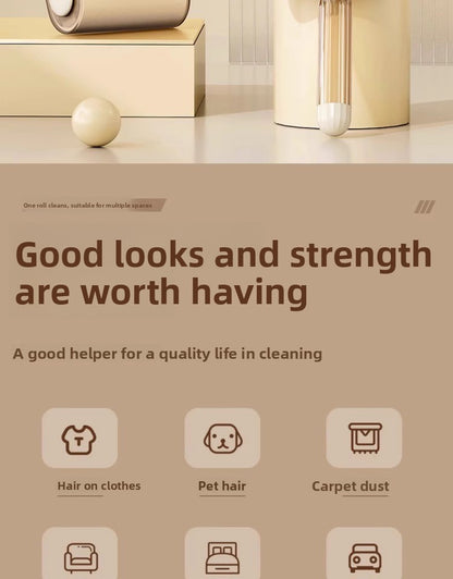 New Tearable Paper Lint Roller Core for Home Clothes and Pet Hair Cleaning Brush