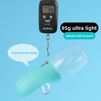 Portable Pet Water Bottle for Dogs and Cats Leak Proof Outdoor Travel Water Dispenser with Foldable Bowl