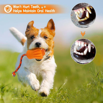 Pet Fetch Training Outdoor Ball Toy Tug for Dogs 6.5cm Tennis