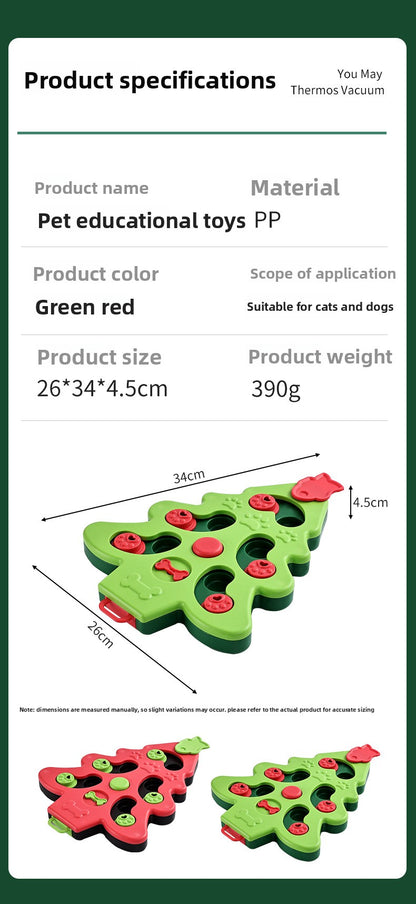 Interactive Slow Feeder Dog Bowl Cat Bowl Pet Puzzle Toys for Fast Eaters Anti Choke Educational Training Supplies Pet Feeder Mat