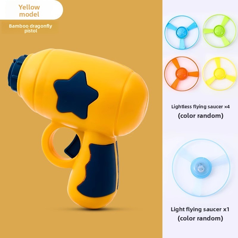 Bamboo Dragonfly Glowing Flying Disc Outdoor Cat Dog Plaything