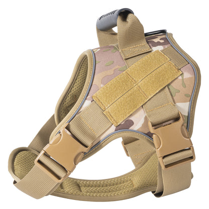 Tactical Dog Harness Quick Release No Pull Pet Vest for Medium Large Dogs German Shepherd Golden Retriever Training with Leash