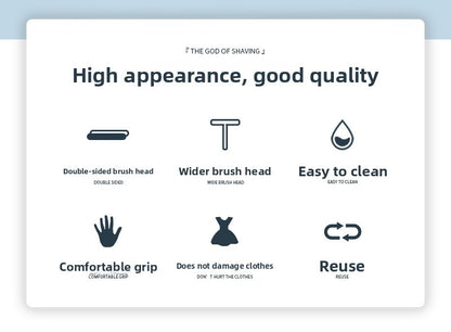 Manual Double-Sided Woolen Fabric Shaver Tool for Household Pet Coat Hair Lint Removal