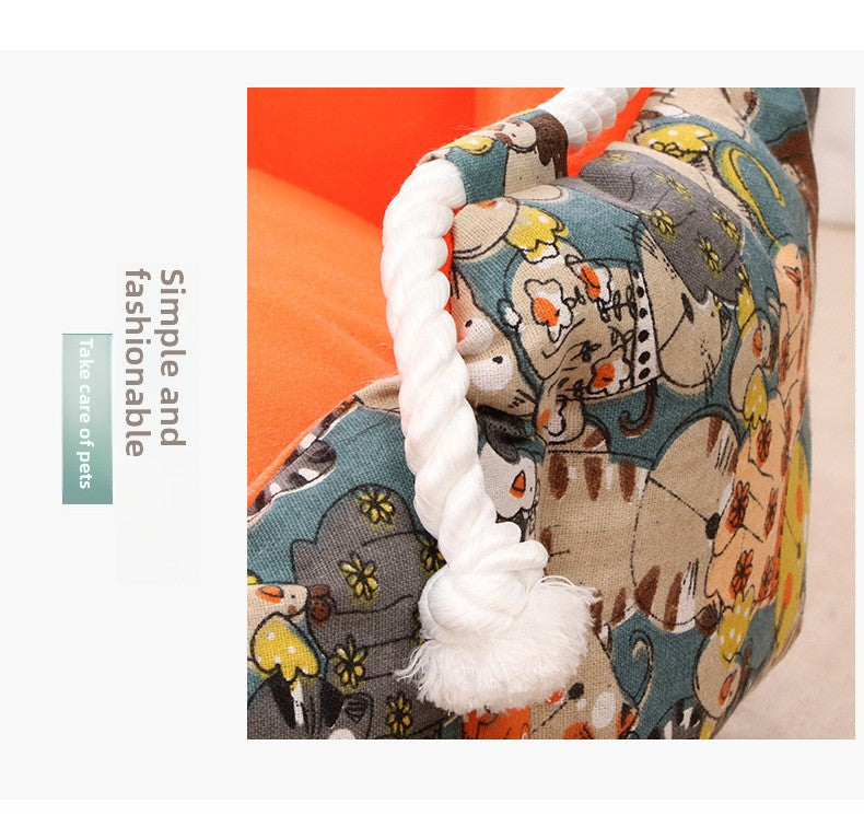 Universal Detachable Washable Pet Bed for Dogs Cats Large Medium Small Summer Cooling Mat