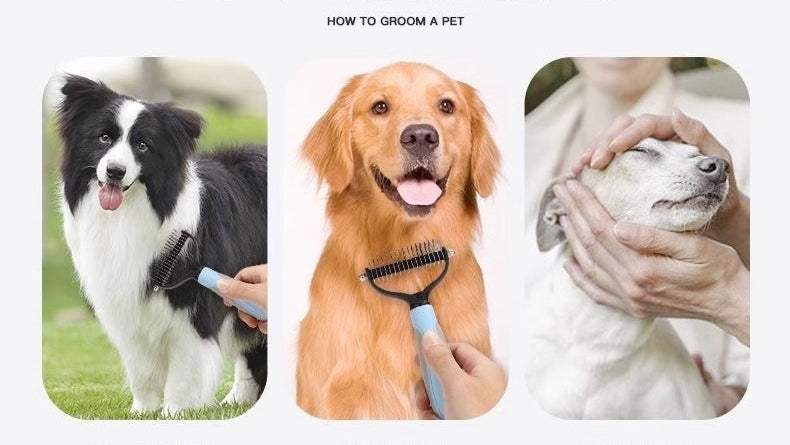 Pet Cat Dog Knot Comb Quick Hair Removal Cleaning Floating Hair Removal Shaving Tool