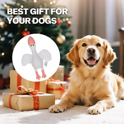 Squeaky Plush Wing Dog Toy PU Foam Chew for Teeth Cleaning