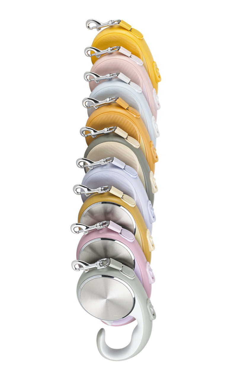 Retractable Dog Leash 16 FT Strong Nylon Rope with Anti Slip Handle Safety Lock for Medium Large Dogs and Cats Walking Running