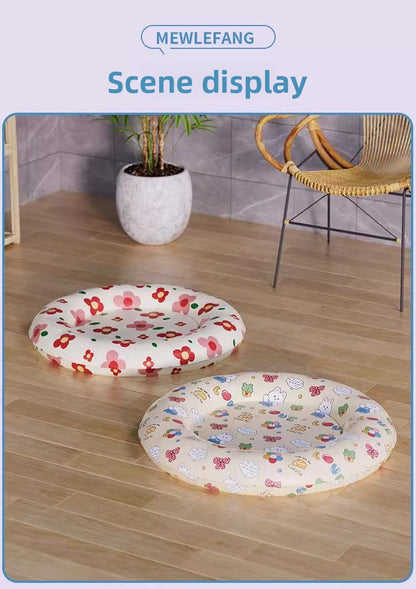 Summer Pet Cooling Mat Water Filled Ice Nest Bed for Large Cats Dogs