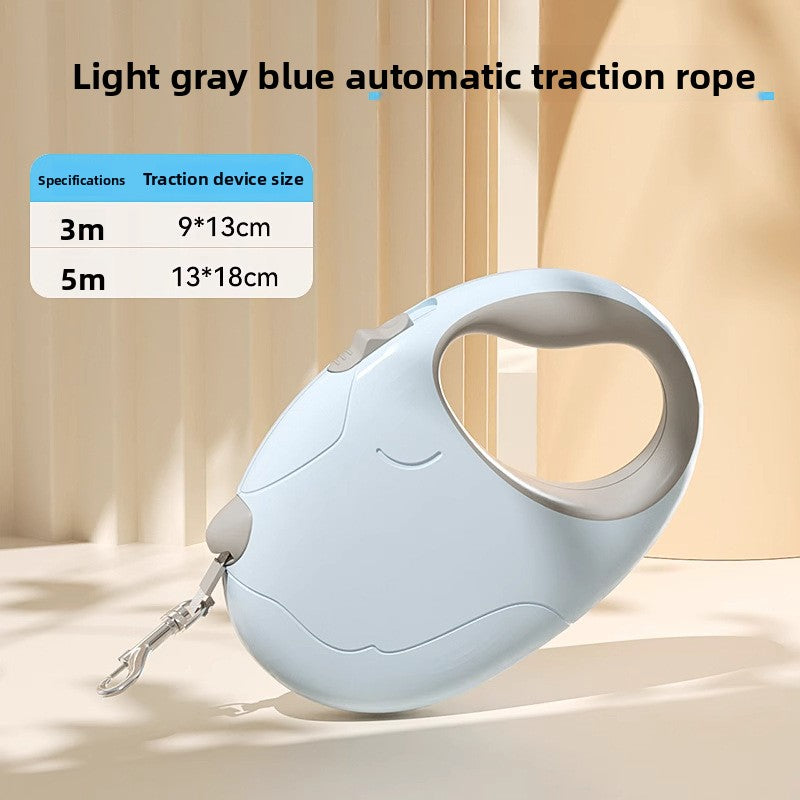 Automatic Retractable Dog Leash Heavy Duty Tangle Free Rope for Small Medium Dogs Walking Puppy Teddy Bichon Poodle Pet