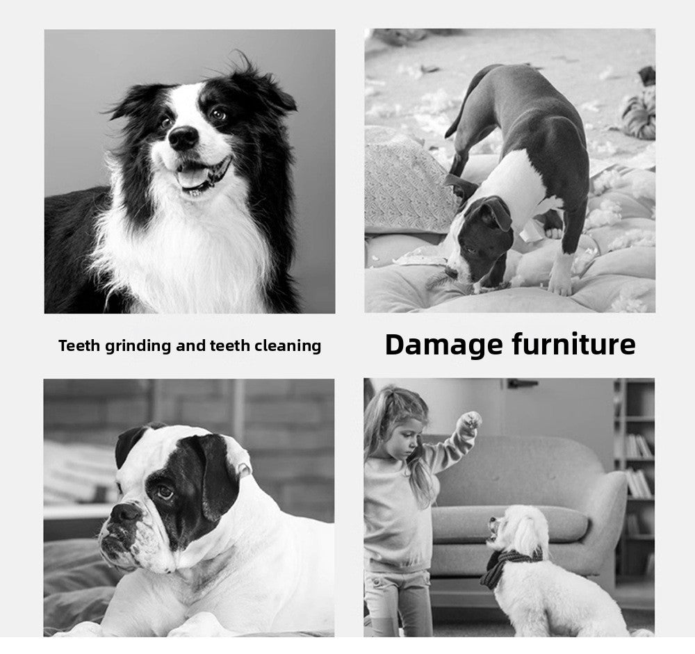 Durable Cotton Rope Dog Chew Toy with Squeaker Sound Interactive Plush Puppy Toys for Boredom Relief and Dental Health Pet Supplies