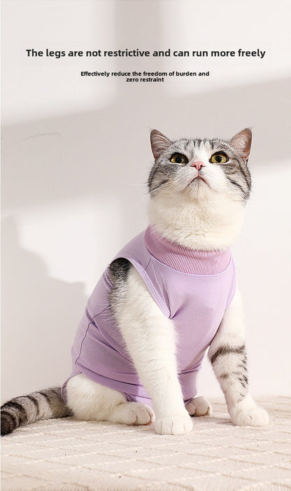 Pet Summer Breathable Cat Neutering Suit Mother Cat Weaning Pet Clothing