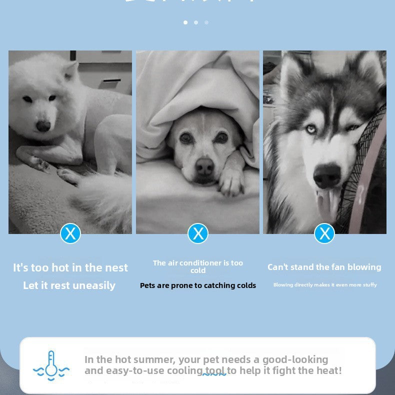 Water Injection Dog Cat Summer Ice Pad Dry Ice Crystal Powder Cooling Solution