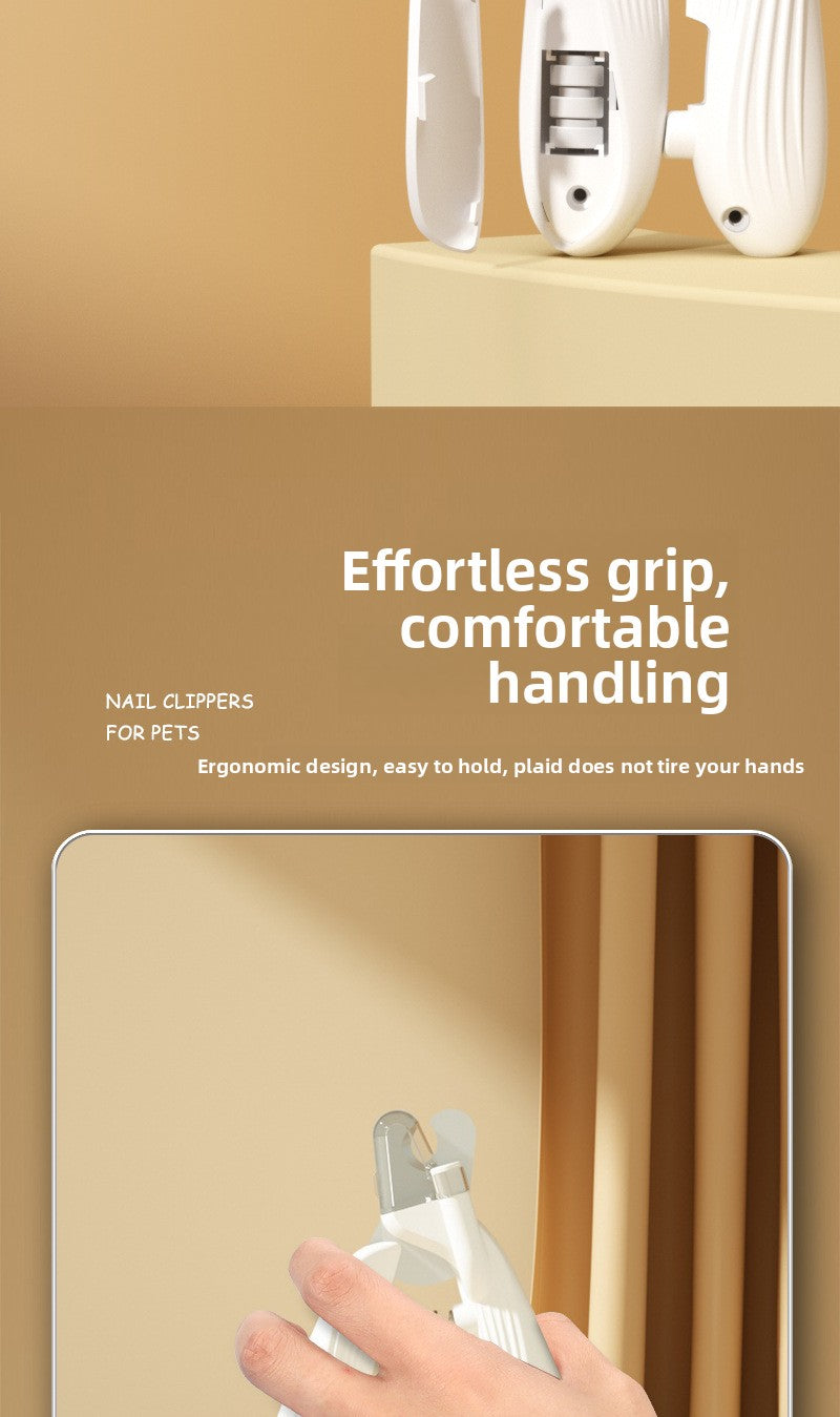 New Pet Nail Clippers with LED Light for Blood Line Observation, Dog Nail Clippers for Beginners, Pet Supplies