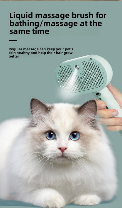 Cat Dog Grooming Comb Spray Non Flying Hair Pet Tool