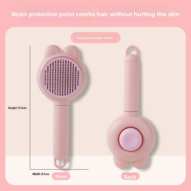 Professional Cat Grooming Brush for Shedding Floating Hair Remover Deshedding Comb for Cats and Dogs Pet Cleaning Supplies Detangling Tool