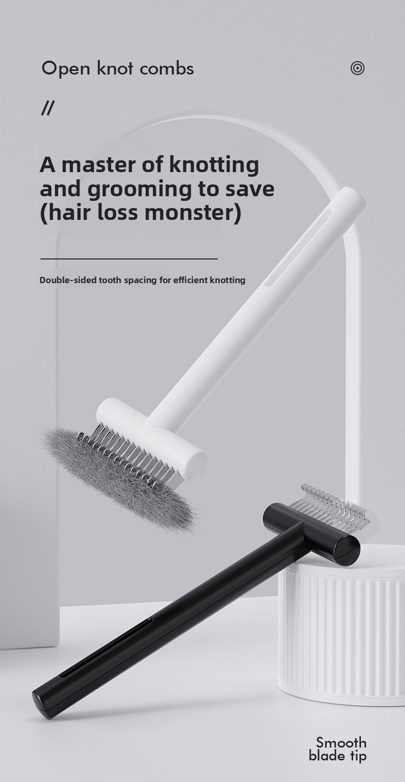 Stainless Steel Thinning Comb for Cat Dog Universal Hair Removal Detangling