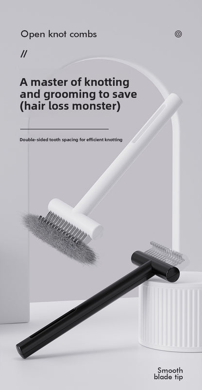 Stainless Steel Thinning Comb for Cat Dog Universal Hair Removal Detangling