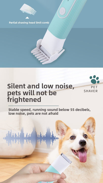 Pet Supplies New Pet Hair Trimmer Set Dog Electric Clipper Nail Grinder Pet Paw Hair Trimmer