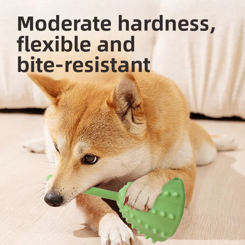 Interactive Dog Treat Dispensing Ball Toy Durable Chew Resistant Self-Play Pet Toy for Boredom Relief Mental Stimulation and Teeth Cleaning