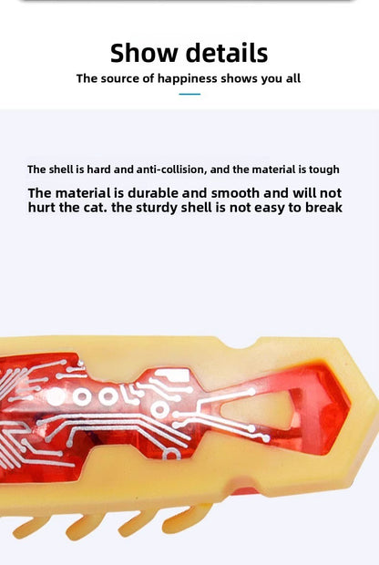 Nano Worm Cat Toy Automatic Teasing Intelligent Wand with Obstacle Avoidance for Self Play