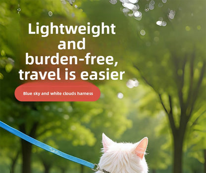 Adjustable Cat Harness and Leash No Pull Anti Escape Breathable Mesh Vest for Walking Reflective Strap Comfort Fit Small Medium Large Cats