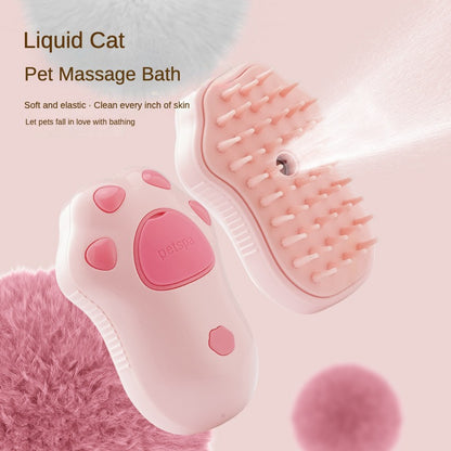 Cat and dog pet spray massage comb bath brush hair removal sticky brush