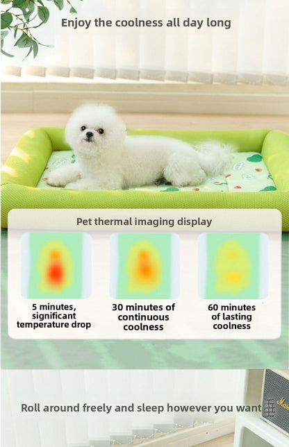 Washable Small Dog Cat Sleeping Pad All Seasons Breathable Cooling Mat