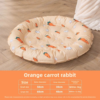 Dog Bed Cat Ice Nest Summer Cooling Mat for Pets' Restful Sleep