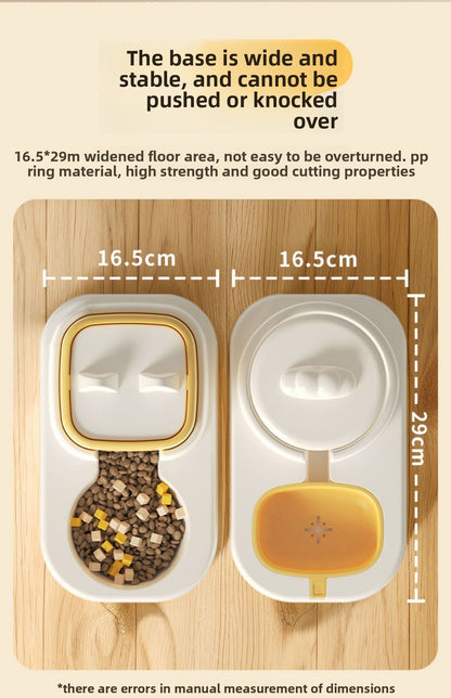 Fully Automatic Cat Drinking Device Combined with Food Feeder for Pets Cats Dogs