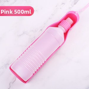 Portable Pet Travel Water Bottle for Dogs Outdoor Drinking Cup Leak Proof Doggy Hydration Supply for Puppy Teddy and Small Medium Dogs