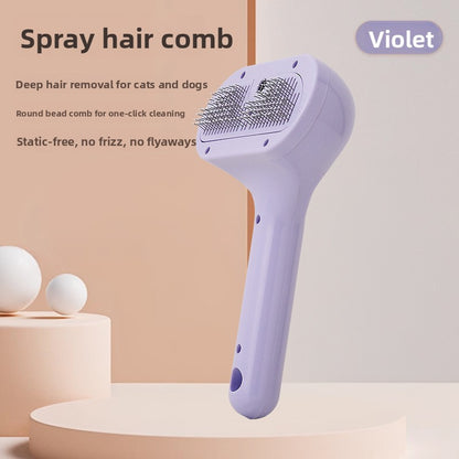 Pet Grooming Spray Comb for Cat Dog Hair Detangling Cleaning