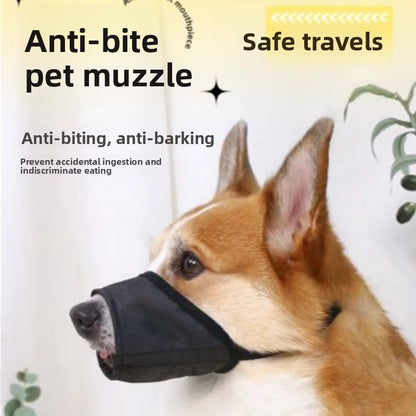 Effective Anti Bite Barking Dog Muzzle Fits Small Medium Large Dogs Teddy Golden Retriever