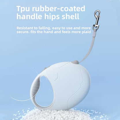 Automatic Retractable EggShape Leash for Effortless Dog Walks
