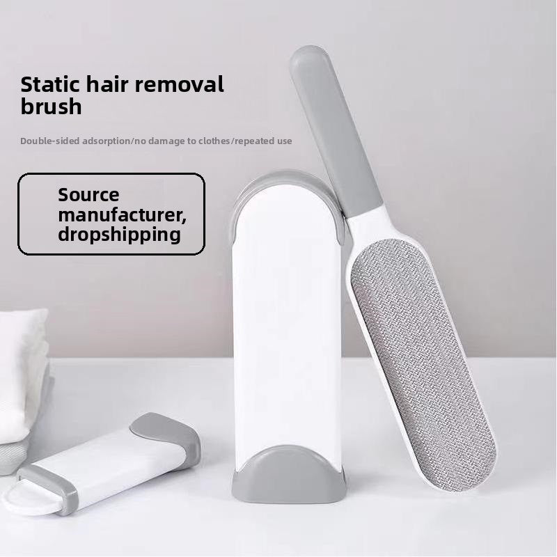 Professional Pet Hair Removal Brush Double Sided Grooming Tool for Dogs Cats Reusable Lint Roller for Clothes Furniture Carpet Deshedding