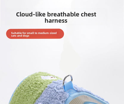 Adjustable Cat Harness and Leash No Pull Anti Escape Breathable Mesh Vest for Walking Reflective Strap Comfort Fit Small Medium Large Cats