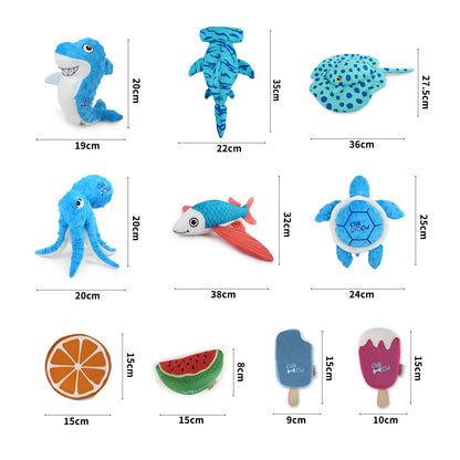 Summer Pet Dog Hydration Chew Toy with Water Absorbing Sponge for Teeth Grinding