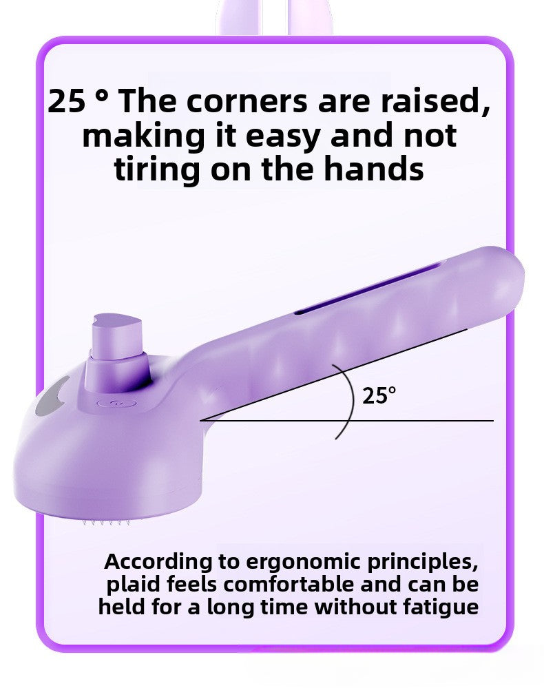 Blue Light Advanced Pet Spray with Non-Flying Hair Needle Grooming Comb