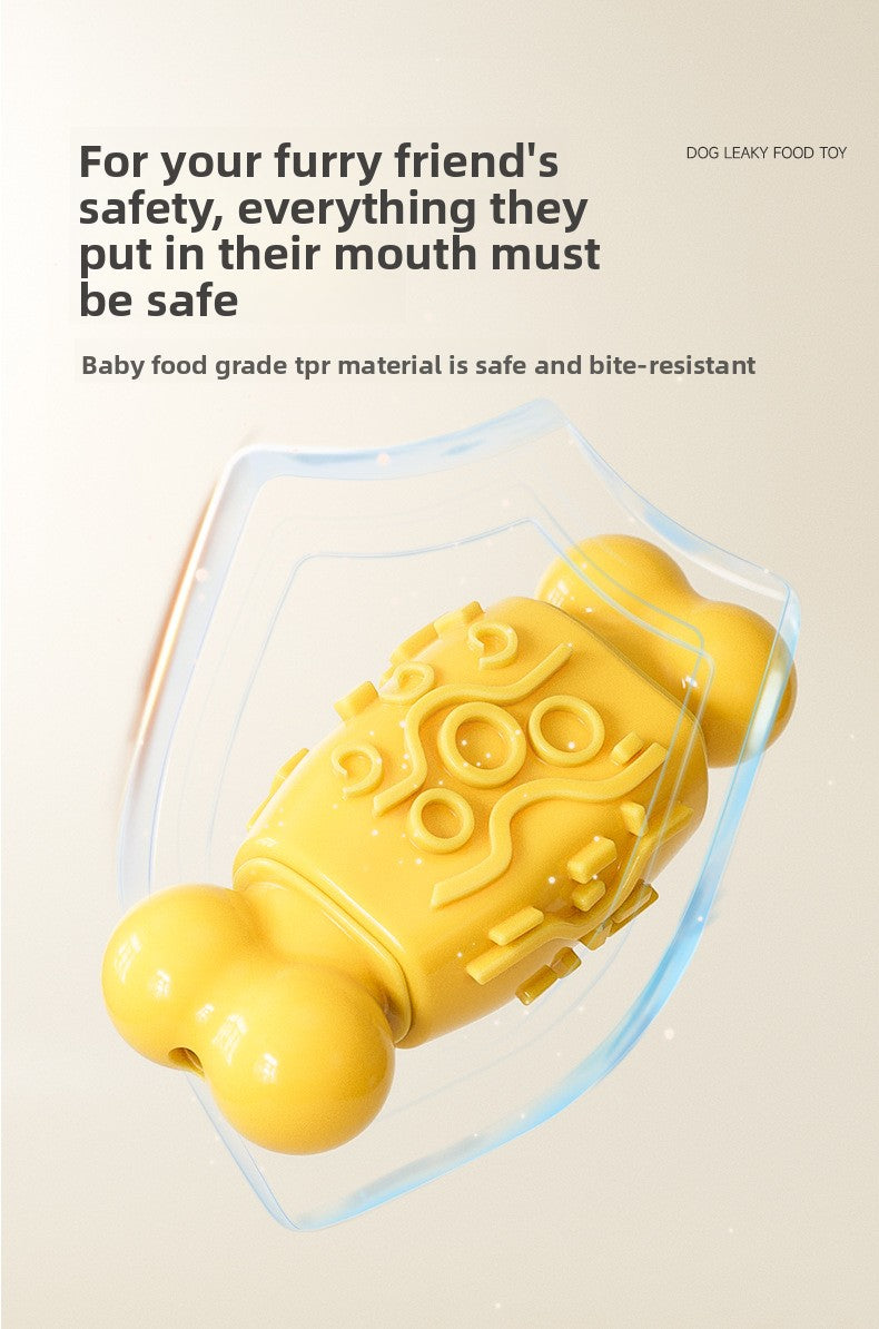 Dog Toy Sound Bone Treat Dispensing Chew Stick Durable Chew Toy Pet Supplies Dog Toothbrush