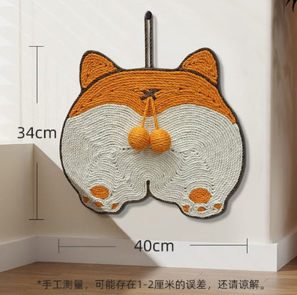 Durable Hanging Cat Scratching Board Pad Multiple Styles Anti Scratch Furniture Protector Interactive Pet Toy for Indoor Cats