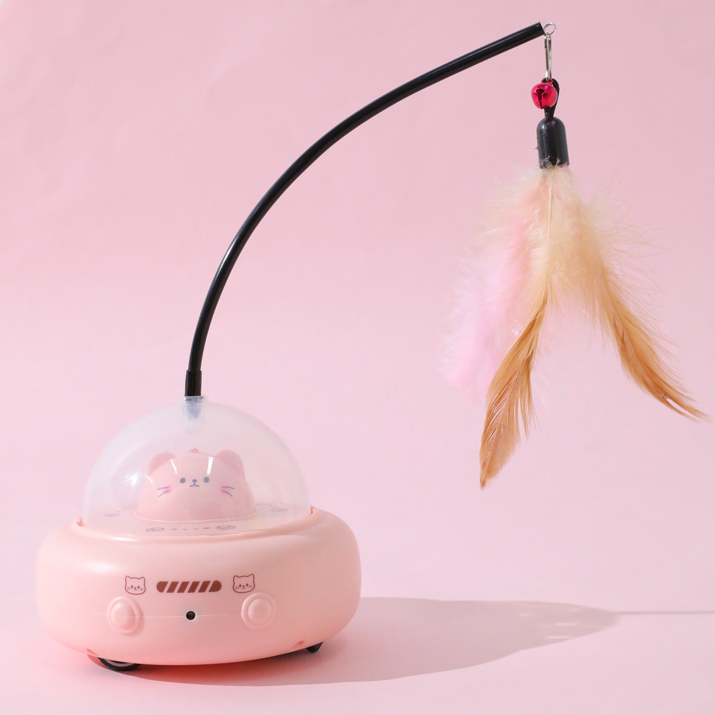 Rechargeable Electric Cat Toy Teaser Wand Laser Light Infrared Entertainment