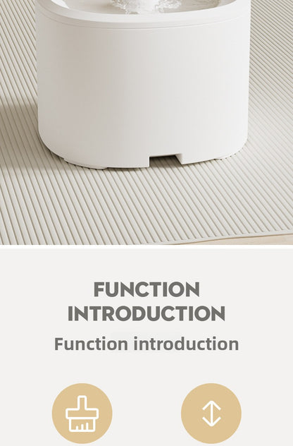 Upgraded Cat Water Fountain Automatic Flowing Water Dispenser with 3 Filters for Cats Dogs and Small Pets Plug in USB Pet Supplies