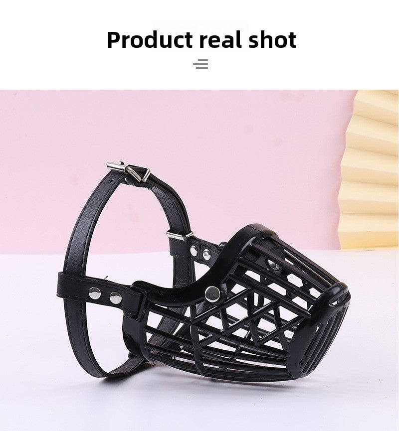 Anti Bite Soft Plastic Large Dog Muzzle Breathable Mesh for Golden Retrievers