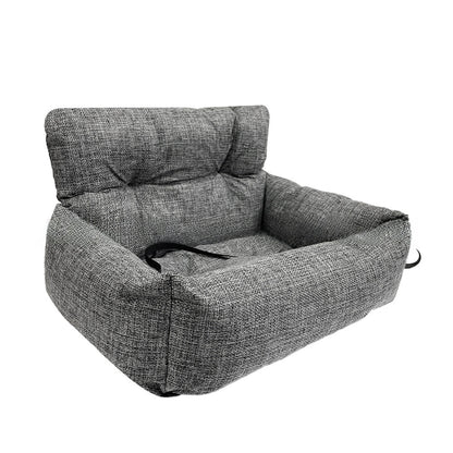 Premium Pet Car Seat for Dogs and Cats Comfortable Travel Bed with Non-Slip Mat Washable Car Sofa Cushion