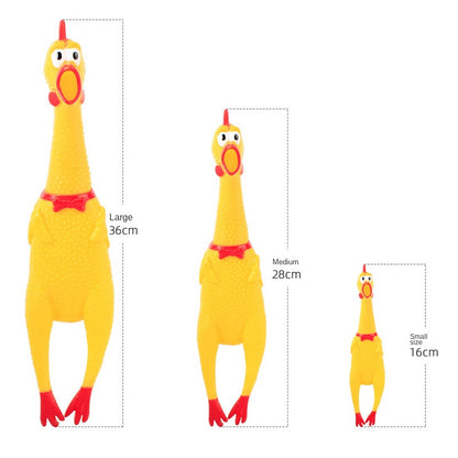 Dog Scream Chicken Toy Vent Decompression Vinyl Scream Chicken