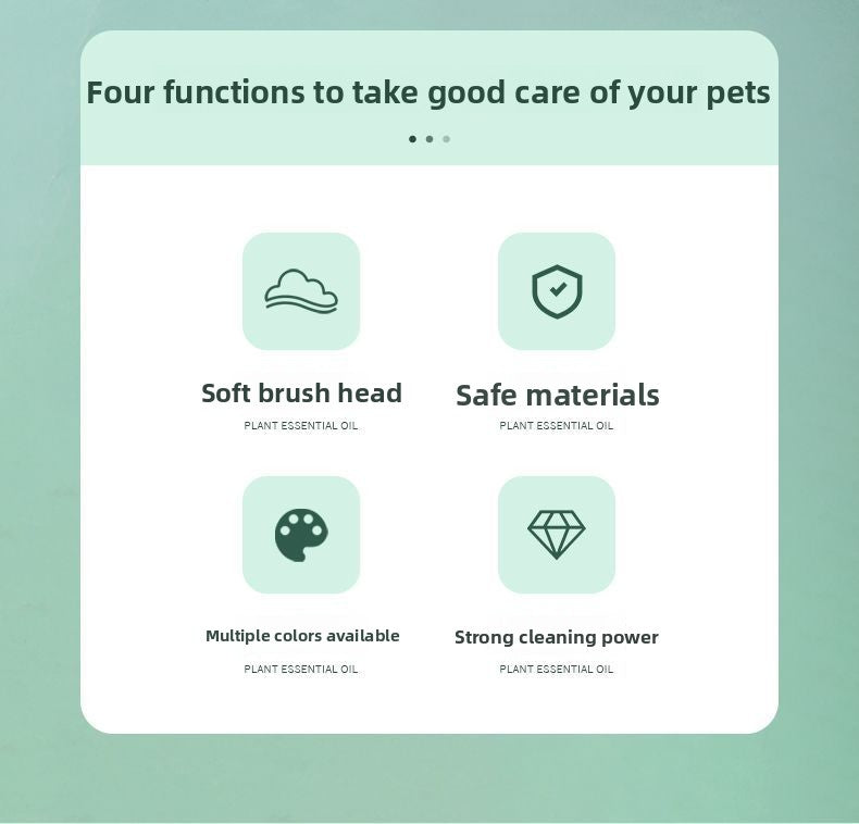 Professional Pet Grooming Brush for Bath Time Extra Large Size Cat Paw Massage Scrubber and Dog Bathing Brush