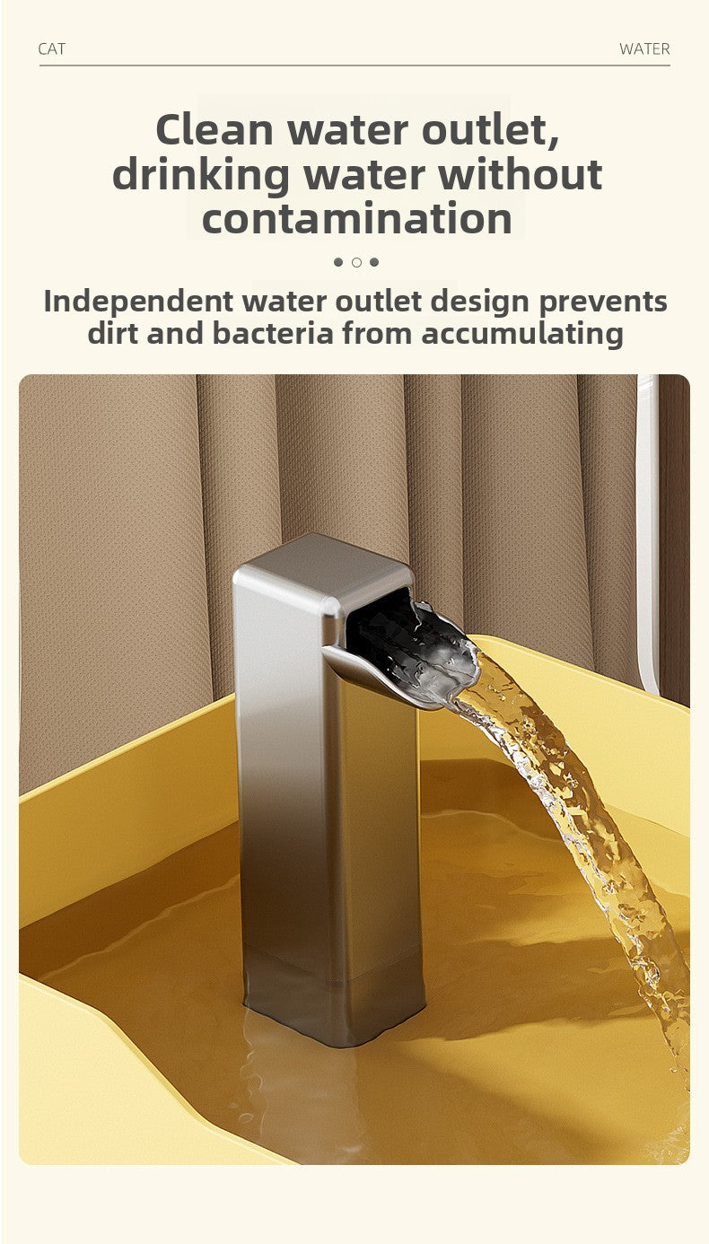 Automatic Cat Water Fountain 2L Large Capacity Smart Pet Water Dispenser with Filter for Fresh Circulating Water and Quiet Pump